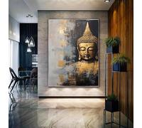 SDVIB Tableau sur toile d'inspiration bouddhiste, art mural zen, affiches abstraites sur toile, décoration pour salon, chambre ou maison (40x50cm/sans cadre)