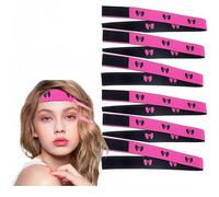SDXCJY Lot de 6 bandes de perruque pour faire fondre les perruques en dentelle, bandes élastiques antidérapantes, taille unique, noir