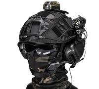 SDYAYFGE Protection Casque Airsoft,Jeux avec Ensemble Complet Incluant Masque Écouteur Lunettes Lampe Poche Support NVG Et Tampon EPP pour Cosplay Tir Sportif Chasse en Plein Air