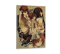 SDYFERBX Bungou Poster d'anime Stray Dog 2 - Impression sur toile - Décoration murale moderne pour chambre à coucher - 50 x 75 cm