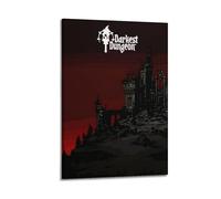 SDYFERBX Poster de jeu du château de donjon le plus sombre - Poster décoratif sur toile - Impression d'art moderne pour chambre à coucher - 50 x 75 cm