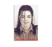 SDYFERBX Poster décoratif sur toile de Michael Jackson de chanteur Michael Jackson rétro - Impression d'art moderne pour chambre à coucher - 40 x 60 cm