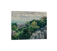 SDYSKKUG Albert Marquet Célèbre Tableau. Impression sur Toile. Jardin du Palais d'Été. Reproductions Affiche pour Salon Chambre Décoration 72x60cm Cadre Intérieur