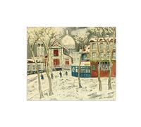 SDYSKKUG Impression sur Toile. Élisée Maclet Célèbre Tableau. Église 2. D'art Affiche Décoration Chambre. Reproductions 60x50cm Sans Cadre