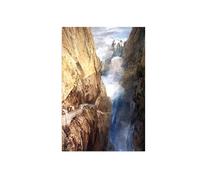 SDYSKKUG William Turner Impression sur Toile. Célèbre Peinture Reproduction. Montagne. D'art Mural Tableau Decoration Salon 90x60cm Sans Cadre