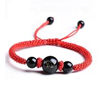 SDyudDS Bracelets, 12 Zodiac Animal Gemstone Crystal Quartz Amulet Lucky Wealth Ward Off Evil Spirits Bracelet,Rat(Rabbit-8 inches)