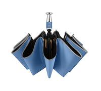 SDyudDS Parapluies, Poignée Ergonomique, Ouverture et Fermeture automatiques, imperméable avec Bande réfléchissante, for Hommes Femmes(Blue)