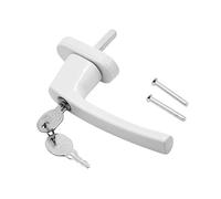 SDyudDS Poignées de fenêtre, Alliage d'aluminium avec serrures à clé for double vitrage, sécurité enfant, outils de verrouillage porte, poignées fenêtre