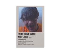 SDYYFF Affiches et impressions 60 * 90cm Senza Cornice Italiano I'm in Love with An E-Girl Poster Pittura decorativa Soggiorno Camera da letto