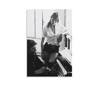 SDYYFF Impression sur toile Affiche 60 * 80cm Senza Cornice Serge Gainsbourg Jane Birkin Poster Canvas Wall Art Pictures for Bedroom Wall Art Gifts Decor