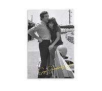 SDYYFF Peinture Impression sur Toile 60 * 90cm Senza Cornice Serge Gainsbourg Jane Birkin Poster e arte della parete Arredamento moderno della camera da letto familiare