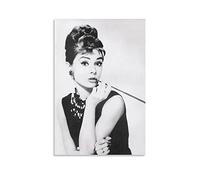 SDYYFF Tableau Toile Decoration 50 * 70cm Senza Cornice Audrey Hepburn Poster Soggiorno Camera da letto Pittura Opera d'arte