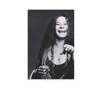 SDYYFF Toile Peinture 30 * 50cm Senza Cornice Janis Joplin Poster Wall Art per ufficio Home Decor Camera da letto Decorazione Regalo