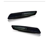 SDZSDAS Clignotants Latéraux Pour BMW Pour Série 1 1990-2010 Feux De Position Latéraux À LED Ambrés Clignotants(Noir brillant)