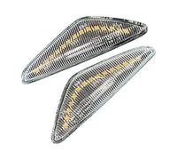 SDZSDAS Clignotants Latéraux Pour BMW Pour Série 3 Pour E46 Pour Coupe 2003-2006 Feu Position Latéral Clignotant Lampe Lentille Transparente