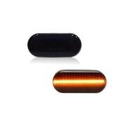 SDZSDAS Clignotants Latéraux Pour Ford Pour Focus Pour MK2 2004-2007 Clignotant Latéral Dynamique Feu Clignotant Séquentiel(Smoke NO Dynamic)