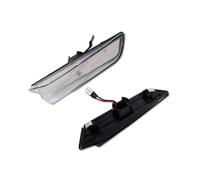SDZSDAS Clignotants Latéraux Pour Infiniti Pour V35 2003 2004 2005 2006 2007 LED Ambre Pare-chocs Feux Position Latéraux Coupé Clignotant(Clear Lens)