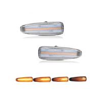 SDZSDAS Clignotants Latéraux Pour Mitsubishi Pour Mirage 2014-UP LED Clignotant Dynamique Position Latéral Séquentiel(Clear Lens)