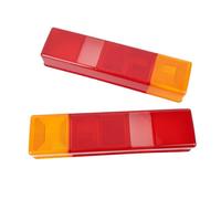 SDZSDAS Lampes Voiture Lot 2 Lentilles Feu Arrière Gauche/Droite BP17 1547 Couvercle Feu Arrière Remplacement pour Ford pour Transit pour MK3 pour MK4 pour MK5 pour MK6 feu arrière Stop