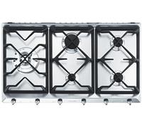SMEG SE97GXBE5, Plaque de cuisson à gaz CLASSICA, Stainless steel