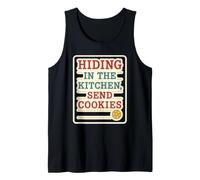 Se Cacher dans la Cuisine, Envoyer Un Amateur de Biscuits Humoristiques de Cuisine Débardeur