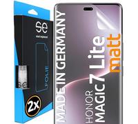 se® Lot de 2 films de protection 3D anti-reflets pour Honor Magic 7 Lite, anti-reflet, 100 % compatible avec FaceID, installation facile sans bulles, mat, résistant aux chocs, en TPU, fabriqué en