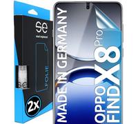 se® Lot de 2 films de protection 3D transparents pour Oppo Find X8 Pro, auto-cicatrisant, 100 % compatible avec FaceID, installation facile sans bulles, ultra transparent, résistant aux chocs et aux