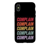 Se plaindre Coque pour iPhone X/XS