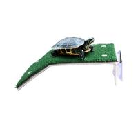 Se prélasser pour tortues - Aquatique flottante, accessoire de réservoir de terre pour tortues, escalade de reptiles, rampe d'herbe | Habitat pour salon, restaurant, grenouille, tortue, décoration de