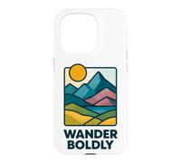 Se Promener audacieusement Parfait pour Les explorateurs et Les Esprits Libres Coque pour iPhone 15 Pro