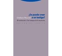 Se Puede Creer A Un Testigo - [Livre en VO] Mazzoni, Giuliana (Auteur)