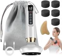 Se+re/ny+a Masseur Anti-Cellulite Électrique,Ventouse Anti Cellulite Electrique,Ventouse Puissante Avec Gua Sha, Chaleur Infrarouge Et Vibration,Raffermit Cuisses Ventre Fesses Peau Lisse (Blanc)