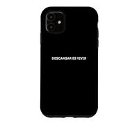 Se Reposer, C’est Vivre - Design Confortable et Inspirant Coque pour iPhone 11