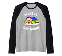 Se Réveiller Gay À Nouveau Gay Sleeping Sloth Pride (fierté Manche Raglan