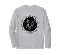 Se Sentir Mignon Pourrait détruire Votre planète Plus Tard - Alien drôle Manche Longue