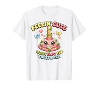 Se Sentir Mignon Pourrait obstruer Les Toilettes Plus Tard - T-Shirt Graphique avec Valeur, Homme, Blanc, L