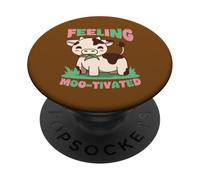 Se Sentir motivé Motivation pour Un Jeu de Mots Mignon PopSockets PopGrip Adhésif