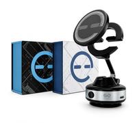 se® SNAP-POWER-BUNDLE - Support de téléphone portable avec fonction de charge : support sous vide SNAPMOUNT + tapis de charge magnétique SNAPCHARGE 15 W compatible avec MagSafe, pour voiture et maison