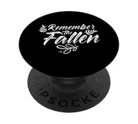 Se Souvenir des Morts Vétéran Le Jour du Souvenir Combattre PopSockets PopGrip Adhésif