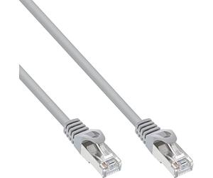 SE Trade InLine 72533L Câble Patch Ethernet RJ45 Mâle Femelle FUTP Cat. 5e Gris 0,3 m