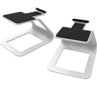 Se2 Elevated Desktop Speaker Stands For Small Speakers White Pair[HDM5231389]