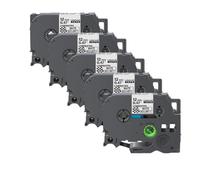 SE4 SE3 SE5 Tapis d'étiquette Compatible Noir sur Blanc 2 5 10pk Compatible avec l'imprimante d'étiquette(5PK Labels)