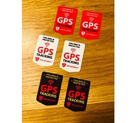 Se42 Lot de 6 autocollants de suivi GPS pour vélo Sécurité
