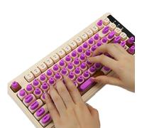 Se7enline Autocollants de clavier PC pour ongles longs, autocollant en silicone souple pour femme, capuchons de touches pour ordinateurs de bureau compatibles avec clavier magique Apple/HP/Dell