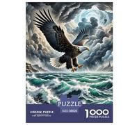 Sea Aigle Striking Waves 1000 Pièces Puzzle Animaux pour Enfants, Parfait pour Les Amateurs De Puzzles, Cadeau, Jouet pour Enfant, Jeux Éducatif, Qualité Premium 38x26cm/1000pcs