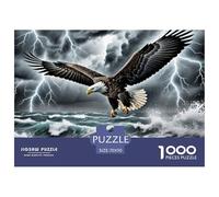 Sea Aigle Striking Waves 1000 Pièces Puzzles Animaux pour Adultes, Parfait pour Les Amateurs De Puzzles, Cadeau, Jouet pour Enfant, Jeux Éducatif, Qualité Premium 70x50cm/1000pcs