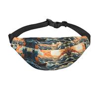 Sea and Sail Grand sac banane tendance pour voyage, décontracté, convient pour le sport, la course à pied, le cyclisme, les voyages, la pêche