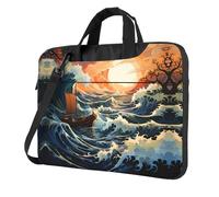 Sea and Sail Sac pour ordinateur portable, sac à bandoulière multifonctionnel, 14,96 pouces de long, mallette, sac à main, sac à bandoulière