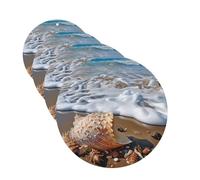 Sea and Shells Lot de 4 cartes de désodorisants de voiture personnalisables, cadeaux pour homme et femme, tablettes d'aromathérapie pour voiture, cartes parfumées à suspendre pour armoire, salle de