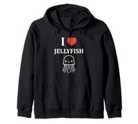 Sea Animals Jellyfish Cute Simple I Love Jellyfish Sweat à Capuche